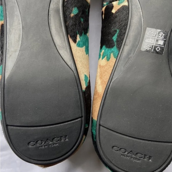 Coach New York Womens Lara
Scattrd Leaf Hairclf Walnut Multi
Slip-OnFlats Sz 5.5 - Picture 4 of 8